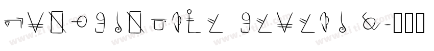 Bahnschrift Static L字体转换